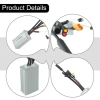 Electric Bicycle Controller with Hall less Brushless Motor Suitable for 24V250W 24V350W 36V250W 36V350W 48V250W 48V350W Motors