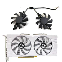 NEW 75MM 4PIN SOYO RX580 8GB Cooling Fan for SOYO AMD RX580 8GB Graphics Card Gaming GDDR5 256Bit Graphics Card Fan Replacement