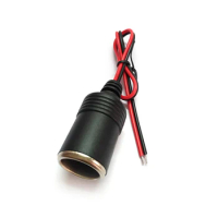 12V 24V 10A Power Cigarette Lighter Connector Plug With Female Socket Plug Car Cigarette Lighter Charger Cable Extension
