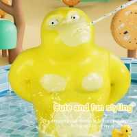 New 1PC Water Gun Cartoon Animals Kids Swimming Pool Sand Beach Guns Toys Baby Bath Playing Spray Water Amusement Toy Gifts