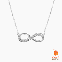 AURORA Official Store [เพชร] จี้เพชรพร้อมสร้อยคอ Infinite Love Collection รุ่น DNOP013