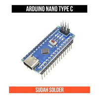Arduino Nano Type C Tipe Mikro Kontroler Controller ATmega328P ATmega Sudah Solder