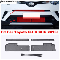 Car Front Middle Grill Grille Insect Screening Mesh Net Insert Protection Kit Accessories Exterior For Toyota C-HR CHR 2016-2020