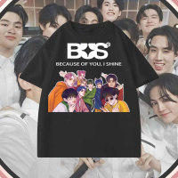 T Thai Mens Band T-Shirt BUS Because of You I Shine T-Shirt เสื้อคอกลม