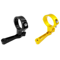 2 Pcs Water Bottle Cages Adaptor Aluminum Alloy Holder For Brompton Folding Bike Accessories, Golden &amp; Black