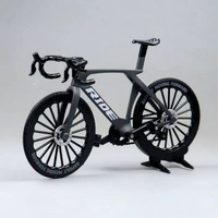 全城熱賣 - 公路騎行自行車合金模型單車車模收藏擺件創意手辦送朋友騎友禮物黑色-1:8公路自行車（彩盒包裝）