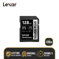 Lexar Professional Silver Plus SDXC UHS-I V30 128GB - Memory Card 128 GB