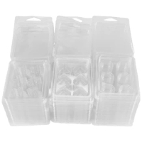 60 Pack Wax Melt Containers-6 Cavity Clear Empty Plastic Wax Melt Molds - Clamshells for Tarts Wax Melts.