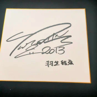 Yuzuru Hanyu Autographed signed Shikishi Card Art Board 27*23 cm J-POP RARE B