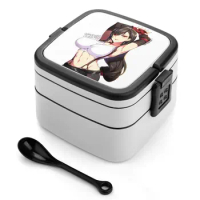 Tifa Lockhart Sexy Ff7 Remake Bento Boxes Wheat Fiber Pp Material Leak Proof With Tableware Ff7 Remake Final Fantasy 7 Remake