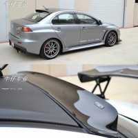 For Mitsubishi Lancer EX Evo 2008 2009 2010 2011 2012 2013 2014 2015 Roof Spoiler ABS Material Car Rear Windshield Accessories