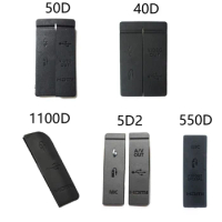 10sets USB Rubber Lid Door USB/HDMI-compatible DC IN/VIDEO OUT Rubber Door Bottom Cover For Canon 50D 40D 1100D 5D2 550D 60D
