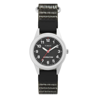 【TIMEX】天美時 遠征系列 26毫米快速纏繞帶手錶 軍綠X灰 TXTW4B25800