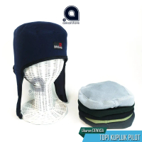 Kupluk Topi Pilot Pelapis Helm Beanie Hat Ukuran All Size Dewasa