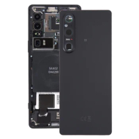 Original Battery Back Cover for Sony Xperia 1 V with Camera Lens Cover Phone Rear Housing Case Replacement