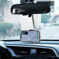2022ใหม่รถกระจกมองหลังสำหรับ iPhone 12ที่นั่ง GPS สมาร์ทโฟนโทรศัพท์ผู้ถือขาตั้งสนับสนุน