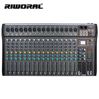 AT160S 16 channel audio mixer music mode USB mixing console computer playback phantom power