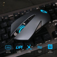Wired Mouse LM113 E-sports Game Office Mouse Desktop Computer Laptop Home Trigger Induction E-sports Grade Micro-movement Mouse