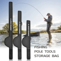 Fishing Rod Bag 85cm/106cm/126cm Fishing Rod Reel Bag Pole Shoulder Storage Bag Portable Rod Tackle Tool Carrier