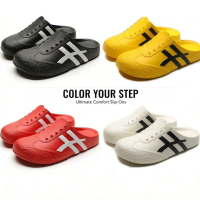 High quality women's sandals, Japanese and Korean trendy lightweight EVA flat bottomed Boken toe san