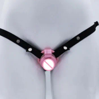 Chastity Belt Male Belts Chasity Device Anti-Off Auxiliary Chastity Strap Cage Sex Furniture Toys for Men (Black Belt)