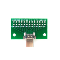 1Pcs TYPE-C Male Test Board 2*13P to 2.54MM Splint Type Male Adapter Plate