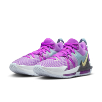 NIKE  籃球鞋 男鞋 運動鞋 包覆 緩震 氣墊 LEBRON WITNESS VII EP 紫 DM1122-500