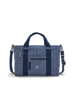 Unisex Shoulder Bag Ritta S Signature Denim Blue