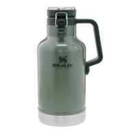 Stanley 經典系列 不鏽鋼啤酒壺 64OZ/1.9L不鏽鋼原色 錘紋綠(10-01941-188 10-01941-123)