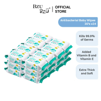 BZU BZU   Bacterial Baby Wipes (30 pcs x 24) [Exp: Year 2028]