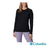 Columbia哥倫比亞 女款-W金鋁點極暖快排內著長袖上衣-黑色 UAL24840BK/HF