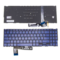 Brand NEW RU laptop keyboard FOR ASUS ZenBook 15 UX533 UX533F UX533FD UX533FN UX533FAC blue with backlit
