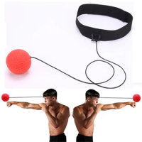 Boxing Reflex Ball Head-mounted Sanda Training Hand Eye Reaction Gym Sandbag Muay Thai Boxeo Fitness Equipment