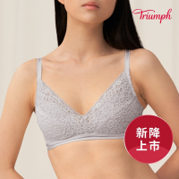 黛安芬-美型嚴選系列 無鋼圈 B-E罩杯內衣 氣質灰