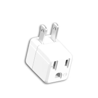 【katai】3孔轉2孔MIT台灣製造電源轉接頭(插座轉接器 PAD-32W)