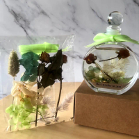 【A-ONE 匯旺】浮游花DIY材料包 永久花 藍色乾燥花 不凋花 永生花 花材 手作 花束 情人節 母親節手作花 H05