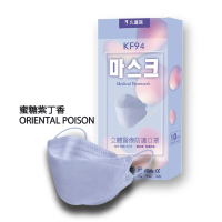 【限量出清】韓版KF94成人3D醫療口罩(特殊色 KF94 10入/盒)