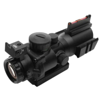 4x32 Acog Riflescope 20mm Dovetail Reflex Optics Scope Tactical Sight for Hunting Gun Rifle Airsoft Sniper Magnifier