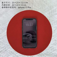 紅色圓形 牛皮紙盒 小紅書伴手禮盒烘培聖誕婚禮