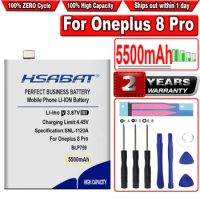 HSABAT 2900mAh~5500mAh BLP759 BLP761 BLP801 Battery for Oneplus One Plus 8 / 8 Pro / 8pro / 8T pro 8Tpro