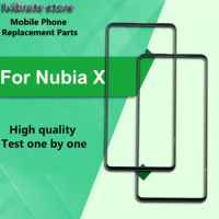 For Nubia X NX616J Front Outer Glass Lens Touch Panel Screen Replacement For Nubia X LCD Touch Glass Digitizer NubiaX repair