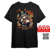 KAOS HU TAO GENSHIN IMPACT - KAOS HU TAO DISTRO PRIA & WANITA KAOS ANIME & GAME GENSHIN HU TAO LIYUE