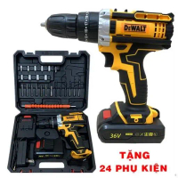 Máy Khoan Dewalt Cầm Tay Chính Hãng USA MÁY KHOAN PIN DEWALT 36V TẶNG KÈM BỘ PHỤ KIỆN, MÁY KHOAN PIN
