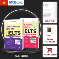 Combo luyện thi IELTS Ngữ pháp toàn diện luyện thi IELTS - Comprehensive Grammar For IELTS và Speaki