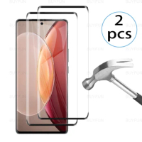 2Pcs Front Screen Protector Glass Case For vivo X90 Pro Plus Pro+ vi vo vovi X90 X90Pro 9D Curved Tempered Protective Glass Film