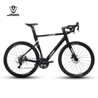 JAVA AURIGA R5 Road Bicycle Cycling Racing Bike LTWOO Hydraulic Disc Brake Thru Axle 18 Speed Java Auriga Hidden Cable DECAF