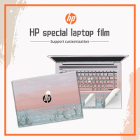 Oil Painting Cover Laptop Sticker Skins Keyboard Stickers for HP X360/14S dk/ 14s dq/15 da/Pavilion 14 15 PVC Decorative decals