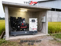Genset Open 30 KVA Diesel 24000 Watt Tsuzumi TD 30 KVA Japan Technology