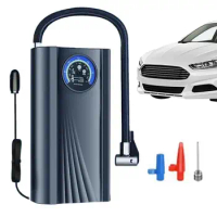 Portable Air Compressor 150PSI Portable Electric Tire Pump With Low Noise Automobiles Essentials For Battery Car Motorcycle