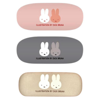 小禮堂 Miffy 硬質眼鏡盒附擦拭布 (大臉款)